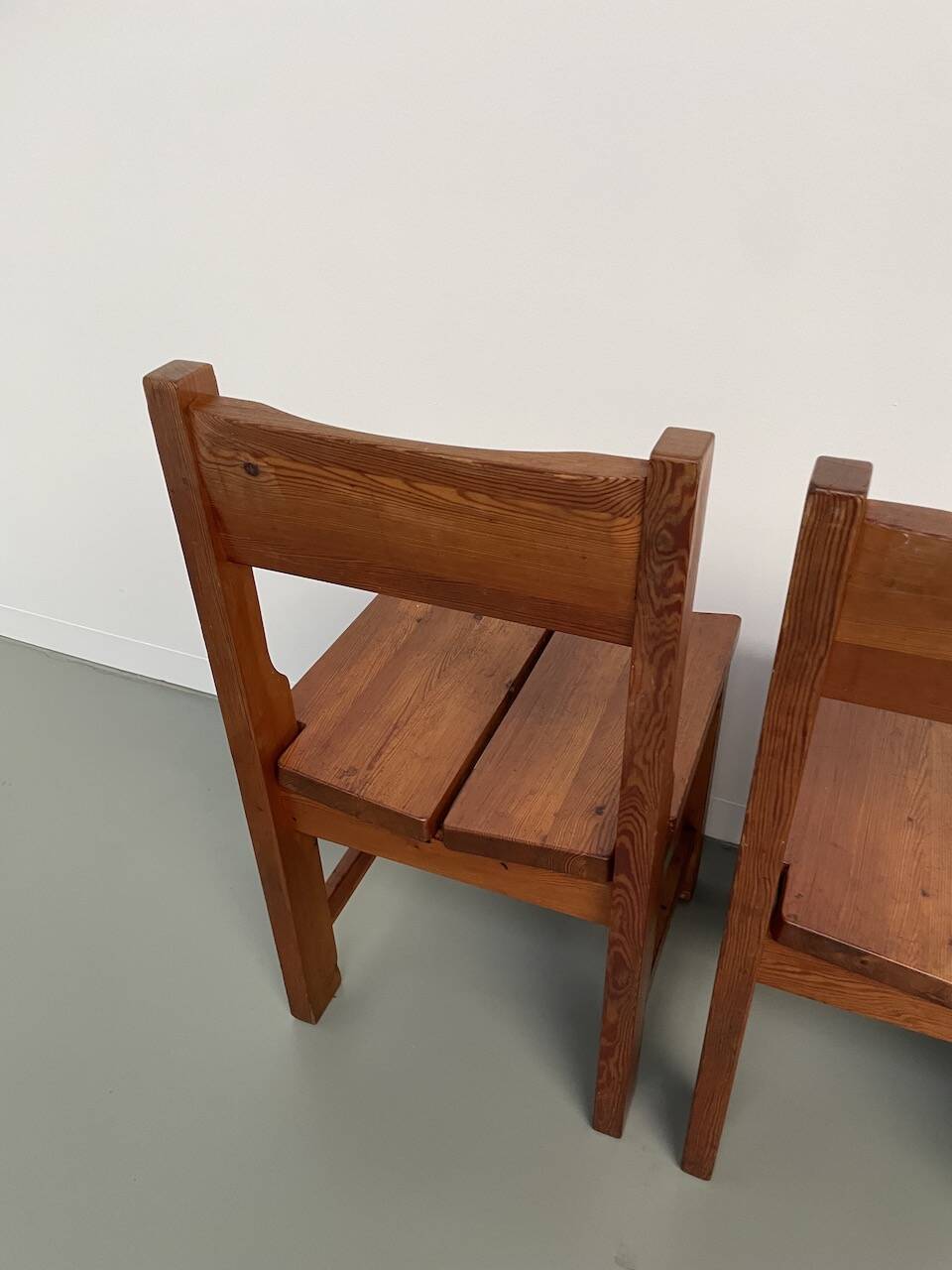 Set of table and 4 chairs, 60s mountain furniture