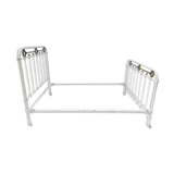 Old wrought iron bed