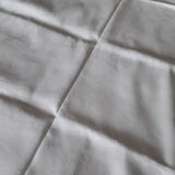 2 white cotton damask tablecloths