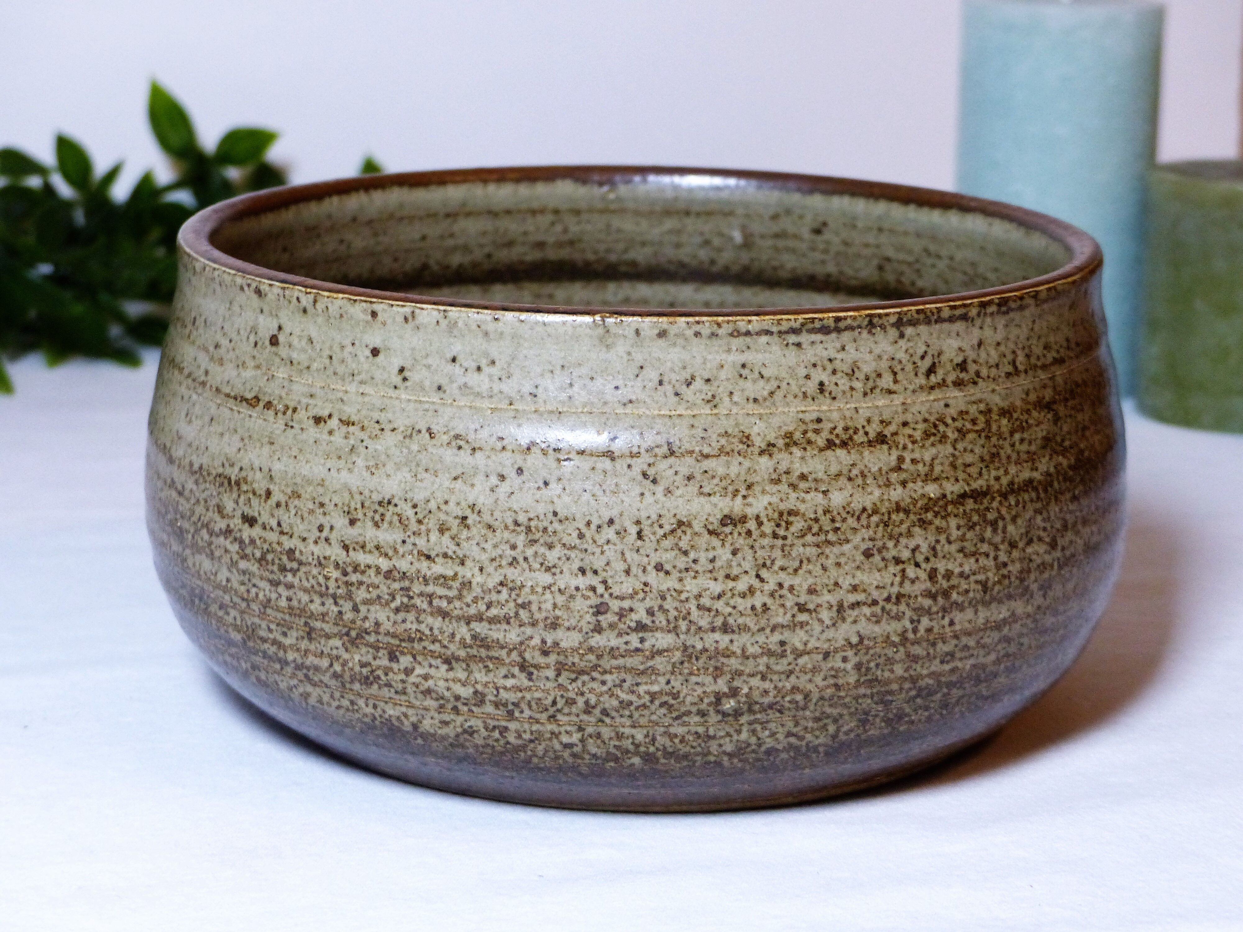 Signed terracotta Salad Bowl