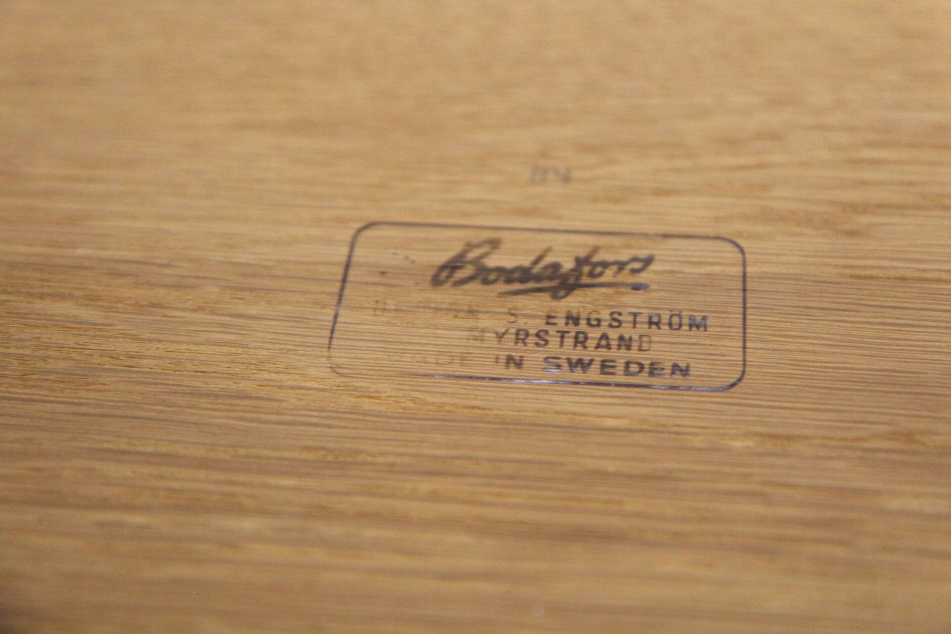 Scandinavian oak hairdresser, Engström & Myrstrand, Bodafors Sweden, 1960