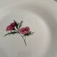 Vintage floral plates, country chic bohemian style.