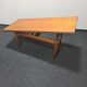 Table basse danoise réglable en teck, Kai Kristiansen
