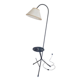 Lampadaire tablette tripode vintage années 50