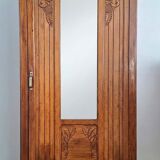Art deco wardrobe, bonnetière, vintage furniture