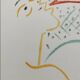 Superbe ensemble de 3 lithographies originales d’après Jean Cocteau.
