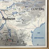 The loire geographical solar poster double sided