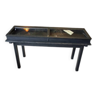 Vitrine ancienne sur pieds
