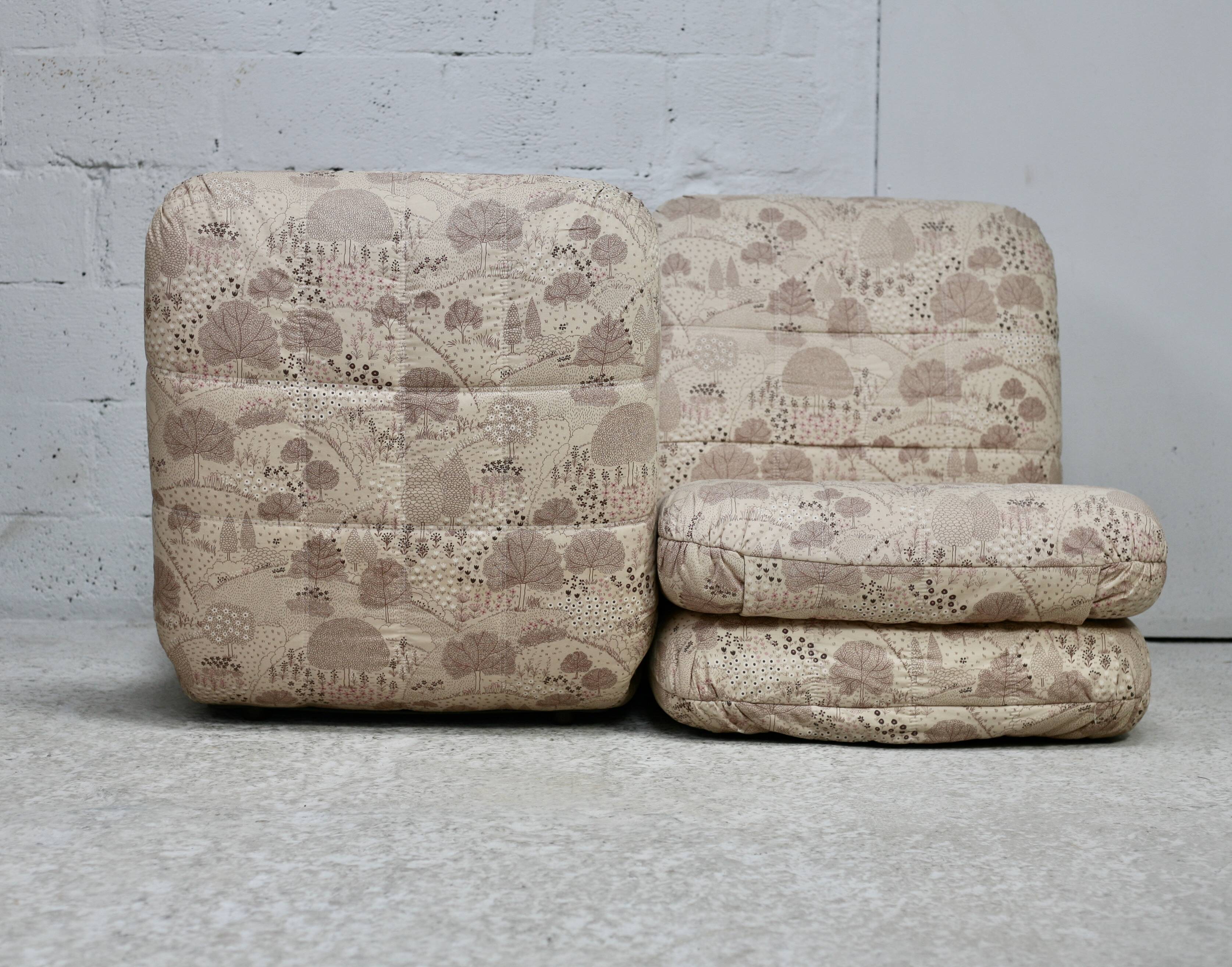 Pair of reclining armchairs. circa 1970