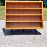 Wall shelf from the 50s in solid blond oak
