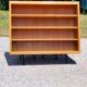 Wall shelf from the 50s in solid blond oak