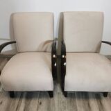 Armchairs by Jindrich Halabala, 1940s, Set of 2