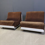 Space age Orbis lounge chairs by Luigi Colani for Cor, 1960s