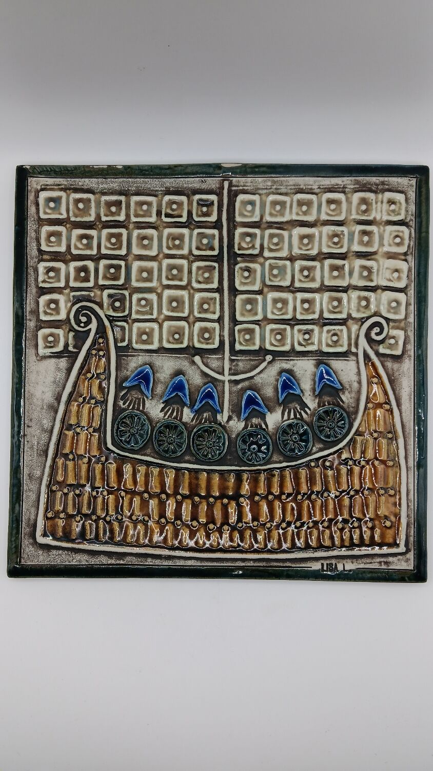 Lisa Larsson, "Skepp" from the Unik series, glazed stoneware, Gustavsberg