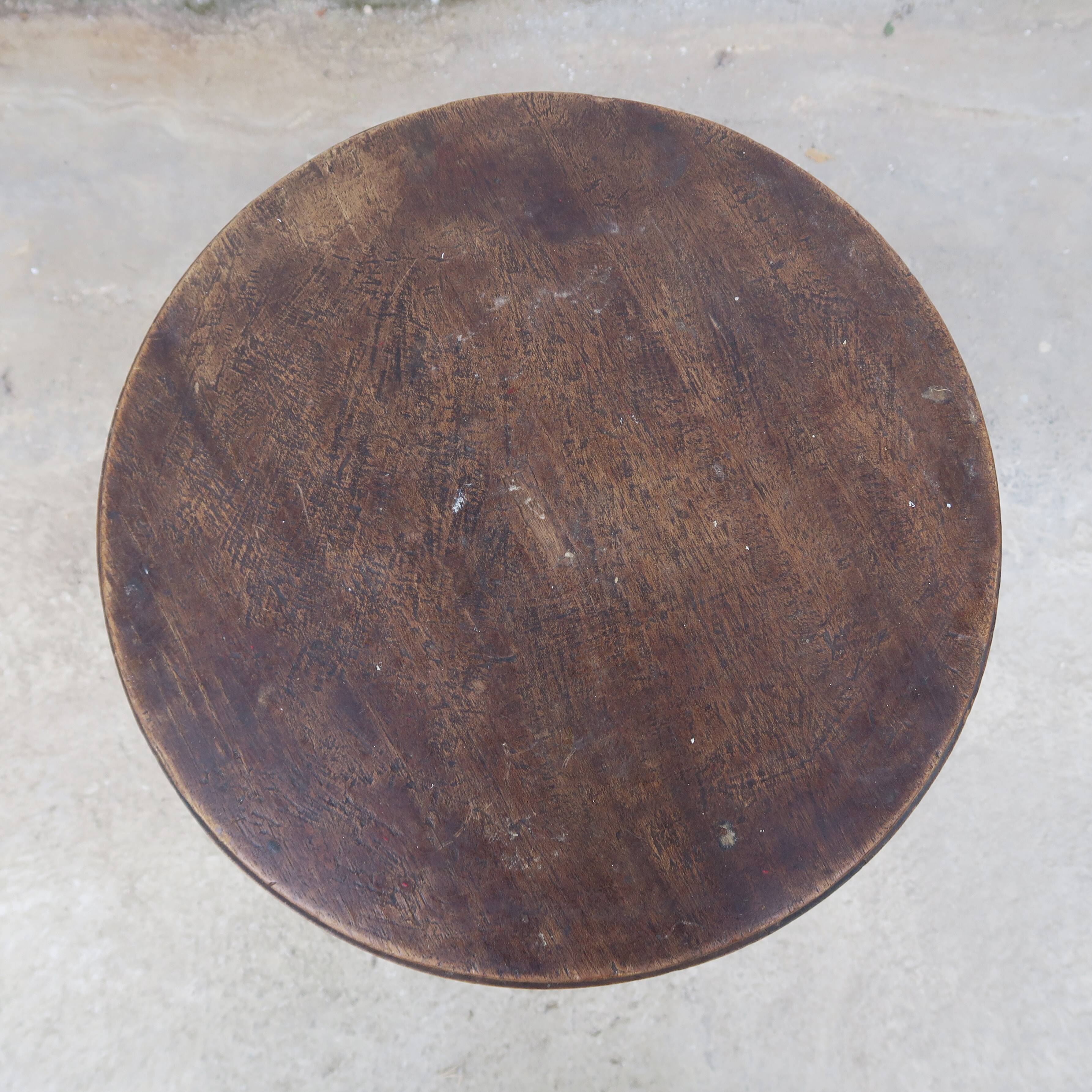 Art deco wooden stool