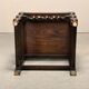 Pair Antique Yorkshire Back Stools / Side Chairs solid Oak, England 18th Ce