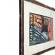 Dessin miniature sous verre