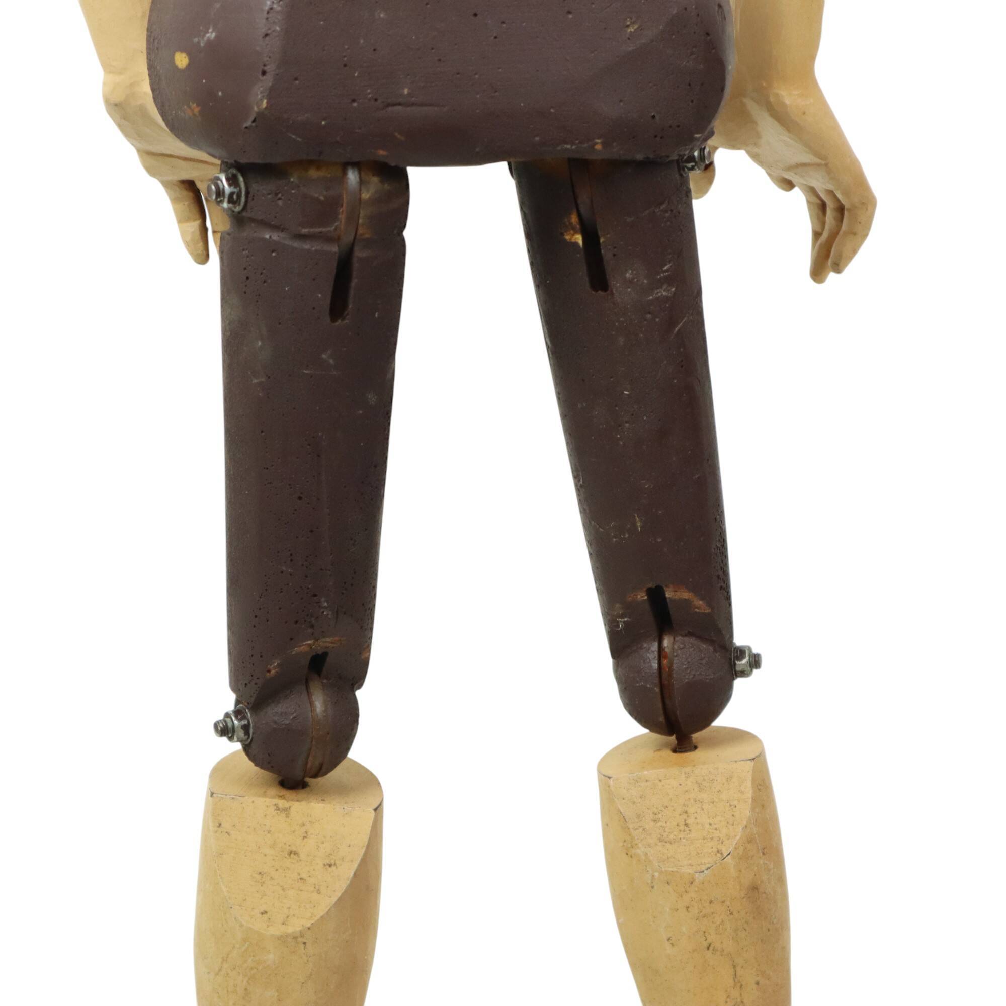 Large Vintage Santos Pop Lay Figure Mannequin 20th Century