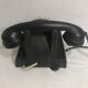 Old telephone bakelite black dial transparent 50 vintage 40's cit