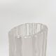Decorative Organic Glass Vases, set of two engraved sculptural pieces, vintage