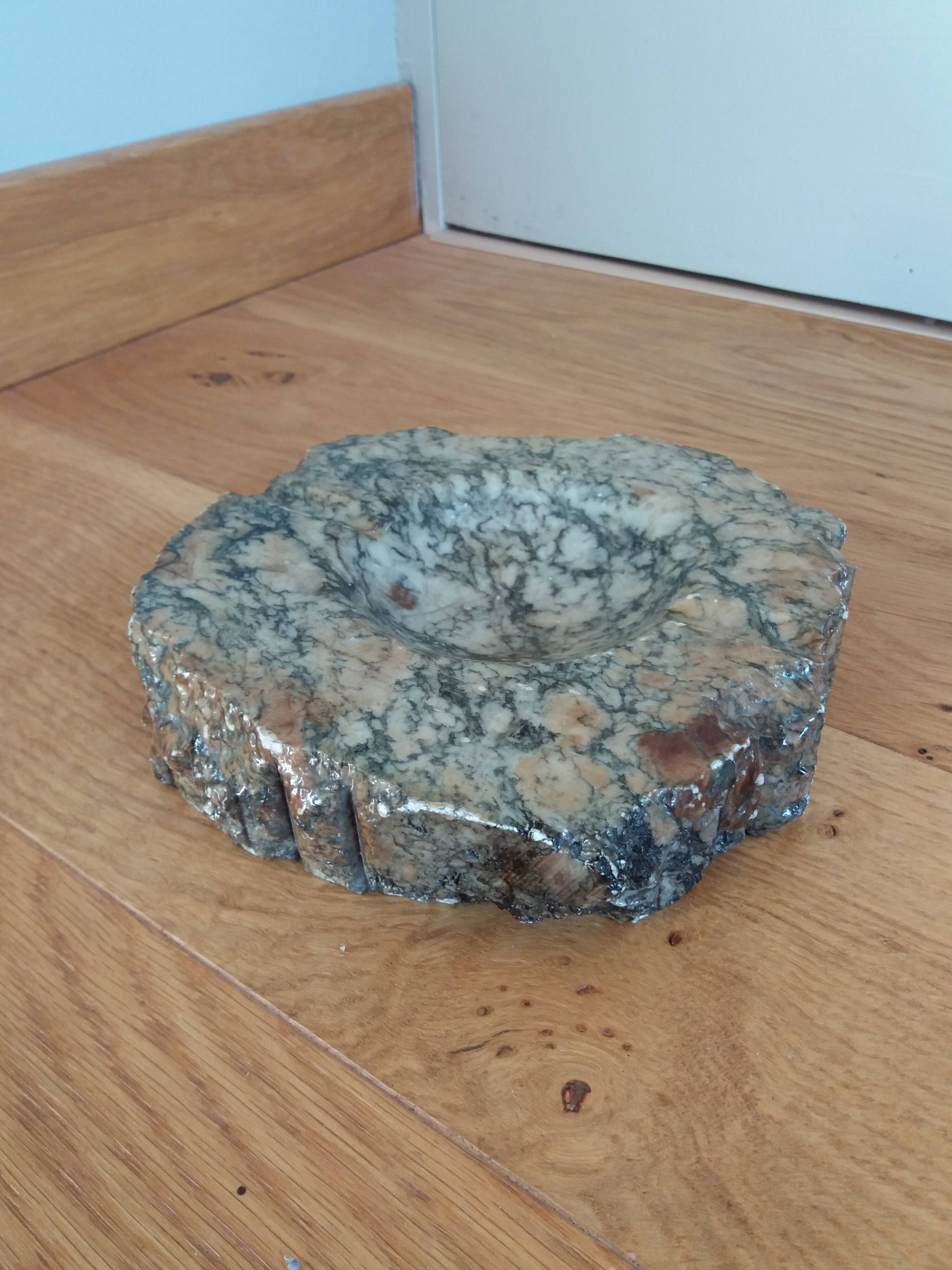 Romano Bianchi alabaster ashtray Italy