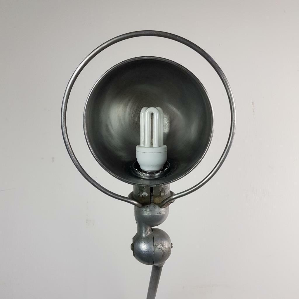 Vintage industrial lamppost stripped and polished Jielde
