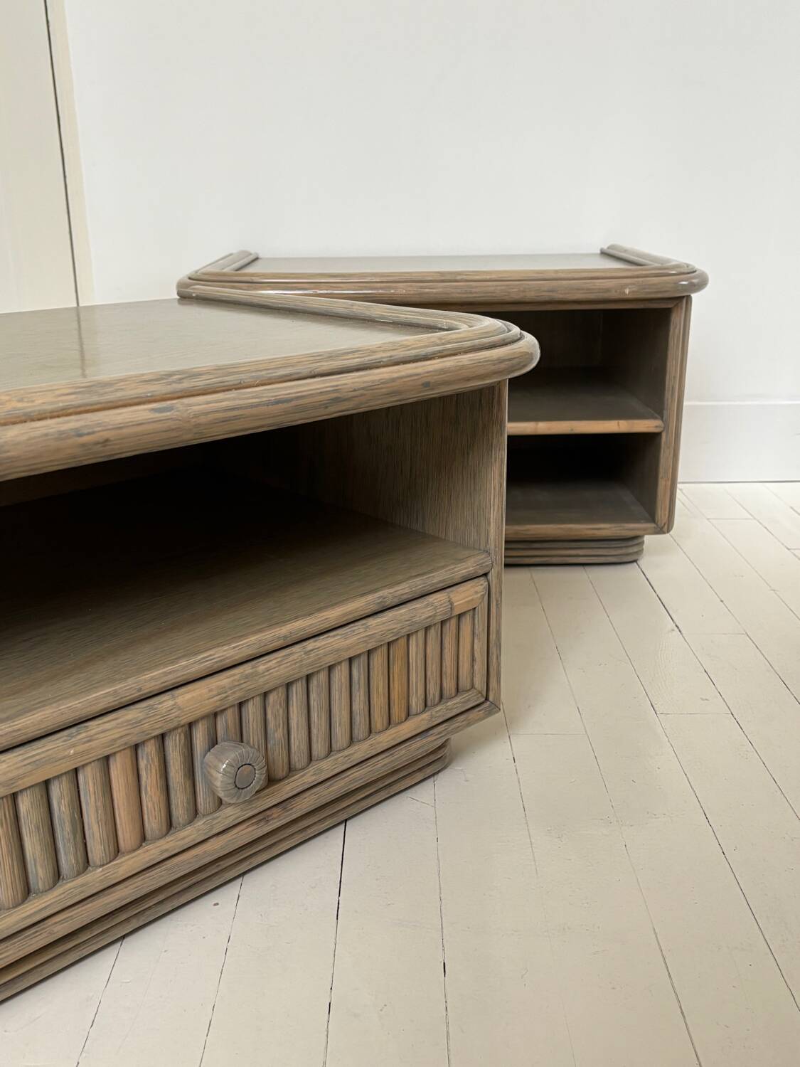 Vintage Maugrion bedside tables