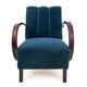 Two H-227 armchairs from the 1930s, designed by J. Halabala, Art Deco style, Czechoslovakia