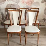 Set of 5 Baumann Palma model chairs, from the 60s/70s