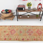 Oushak runner rug 77x386cm