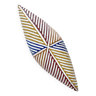 Bouclier Zulu| Bamiléké 80 cm de haut ColorFull - Déco Murale Africaine