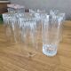 10 large vintage striped glasses