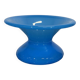 19th-century antique spittoon vase in blue opaline.