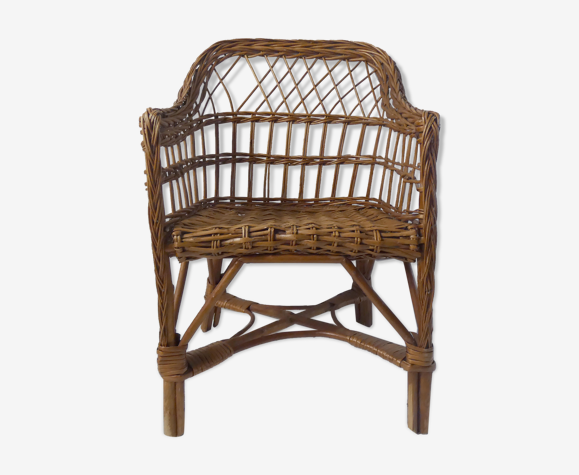 fauteuil en rotin pour enfant