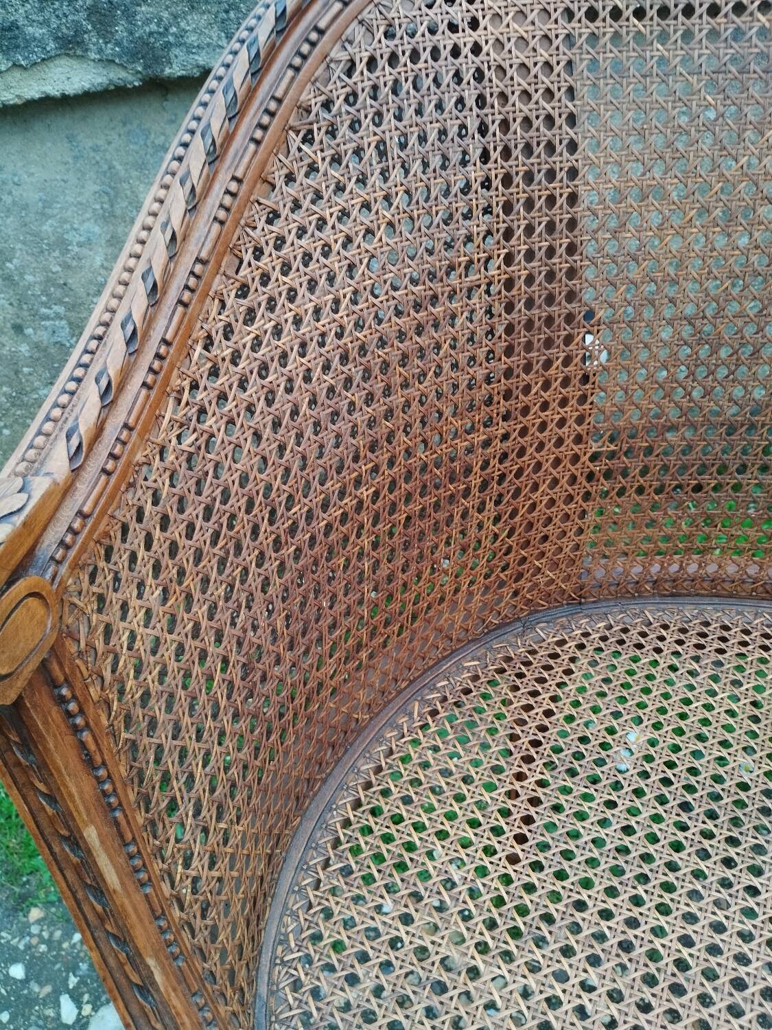 Old Louis XVI style bench