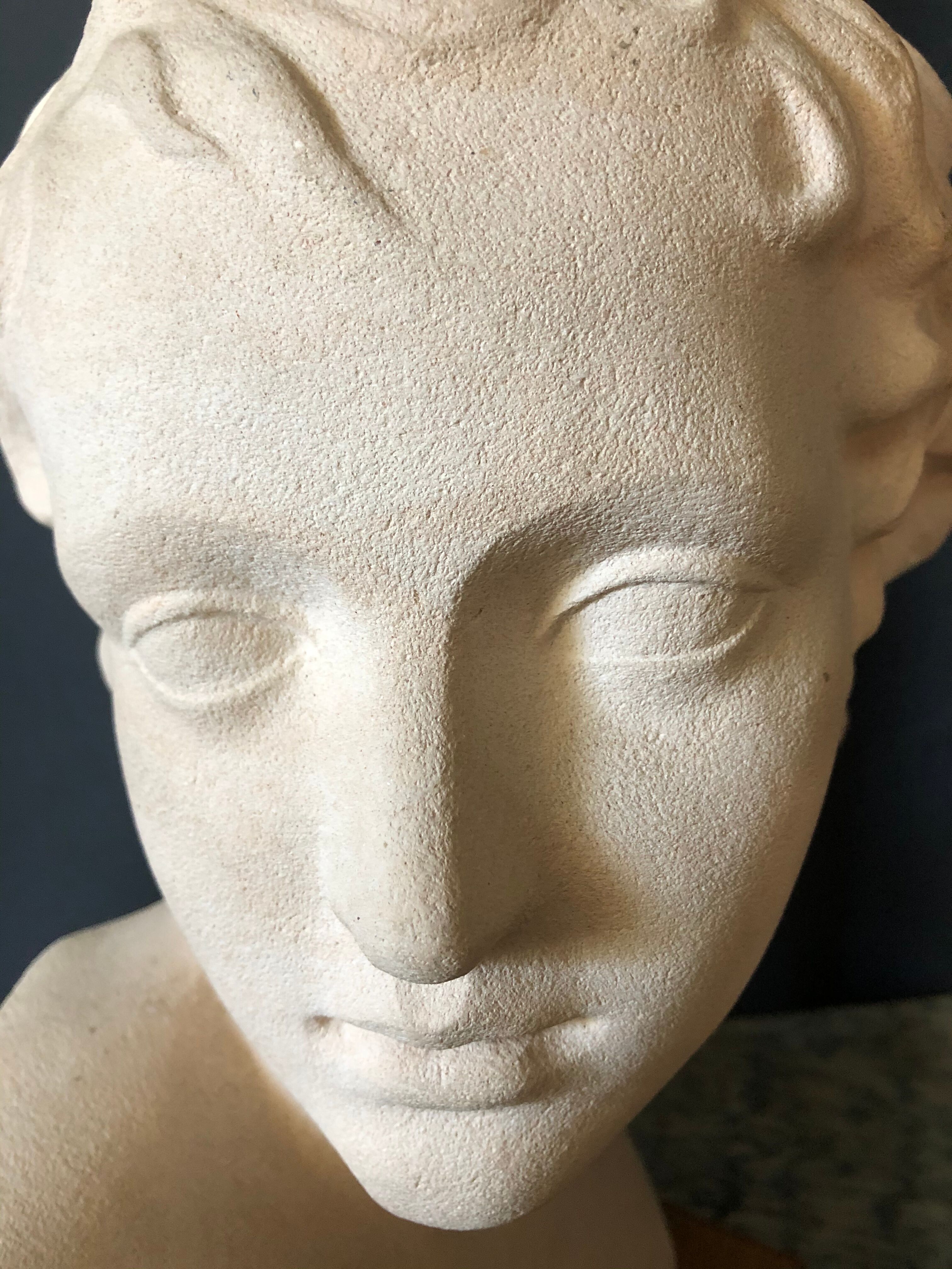 D'arly r. terracotta bust