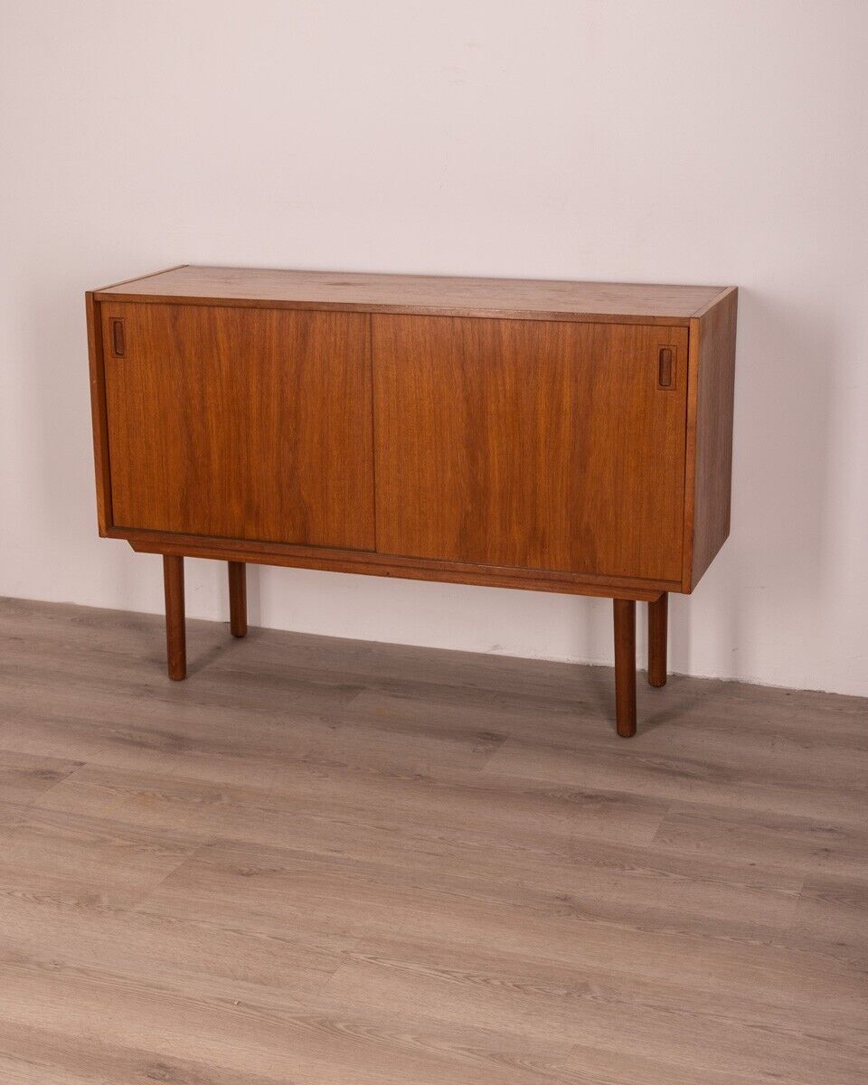 Vintage Sideboard in Teak Wood with Two Doors Danish Design, 1960s