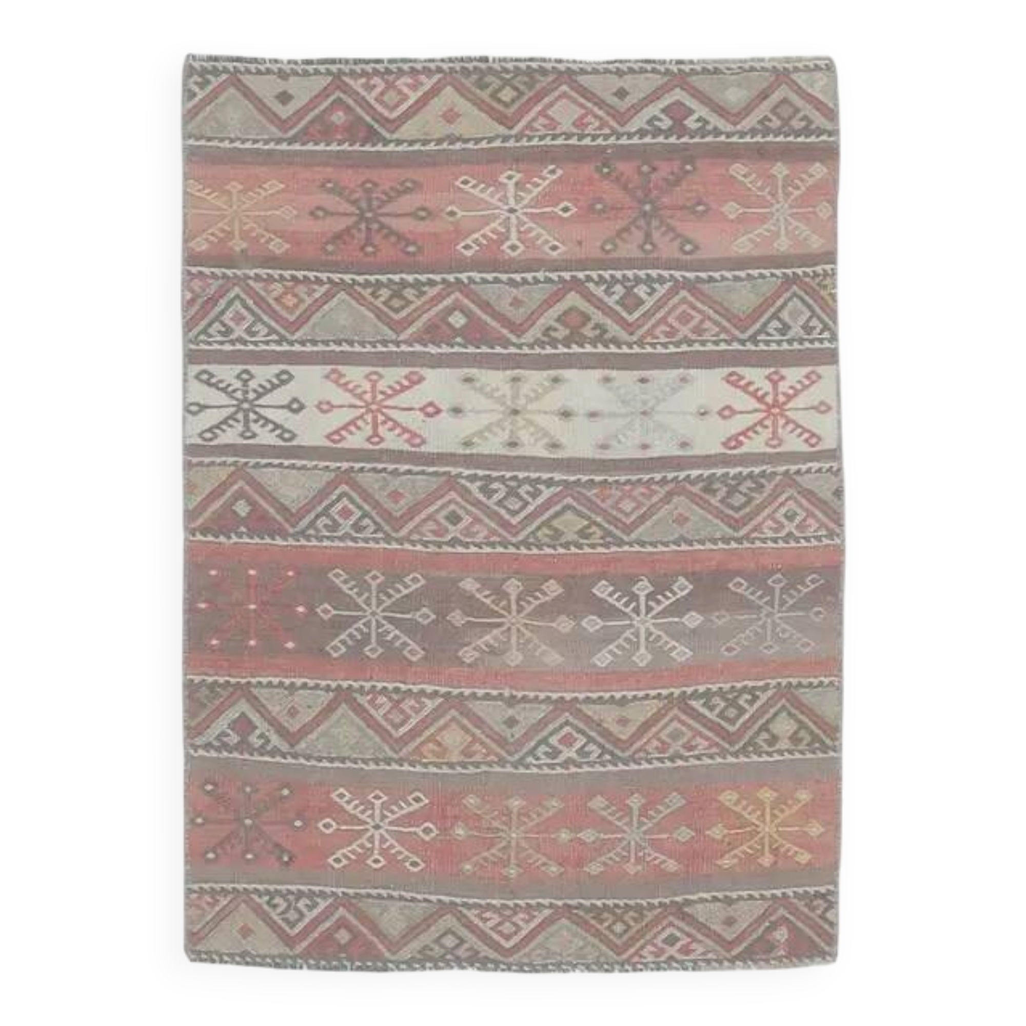 Vintage Handmade Turkish Wool Rug 65x90
