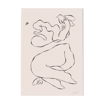 India ink "L'envolée" in limited edition