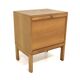 Scandinavian "tambour" chest of drawers in oak, Sweden, 1960