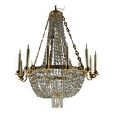 Lustre en bronze doré début xixème siècle