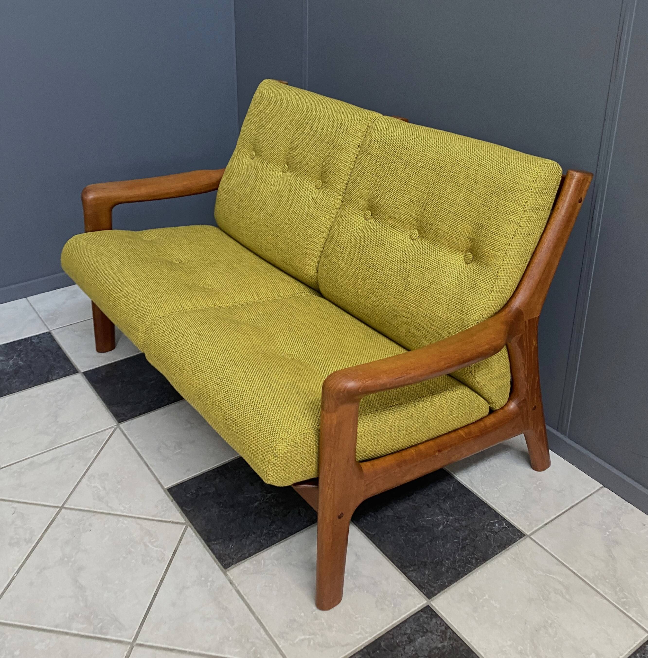 Gustav Thams teak 2-seat sofa for A/S Vejen Denmark 1960s