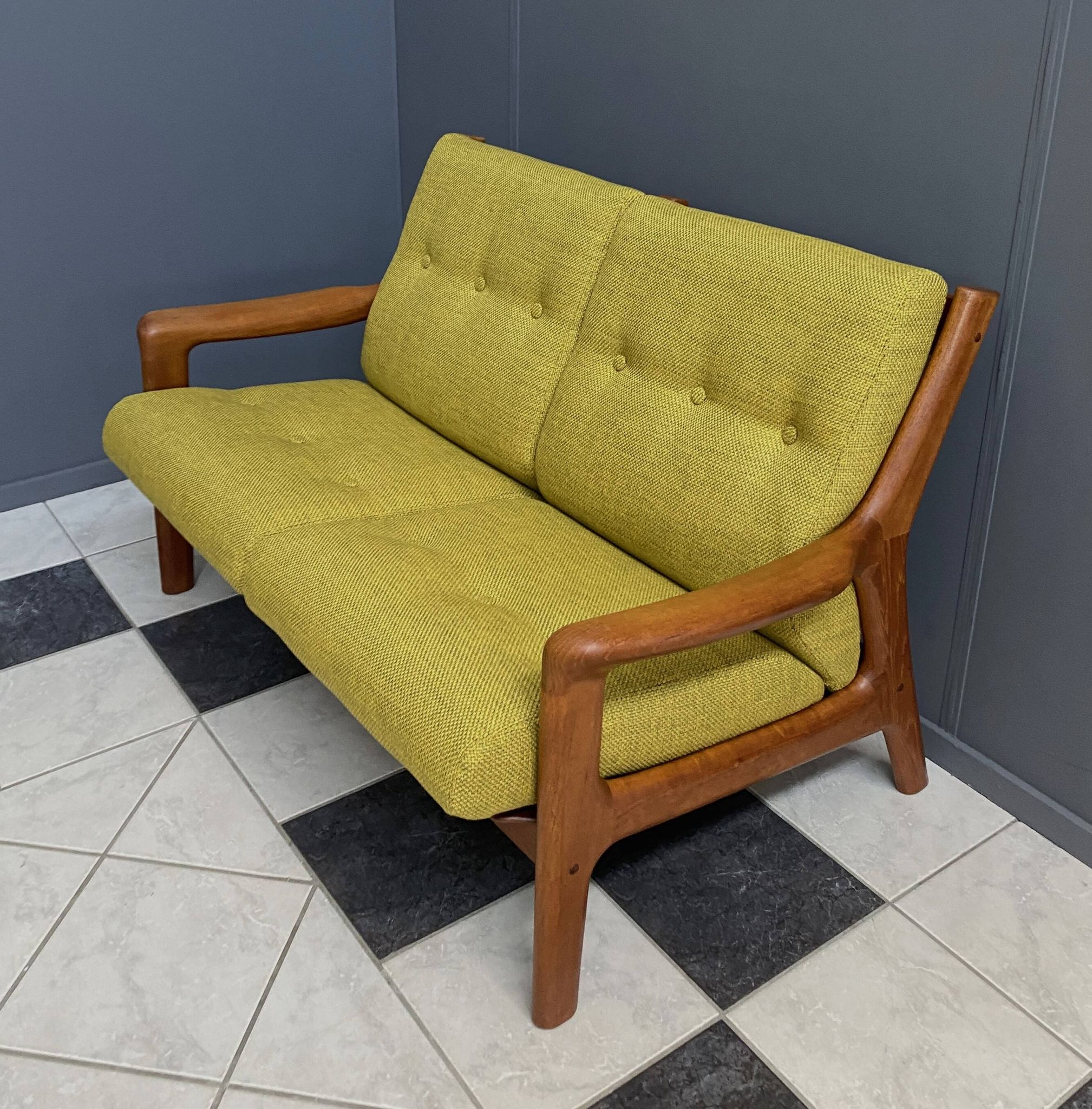 Gustav Thams teak 2-seat sofa for A/S Vejen Denmark 1960s