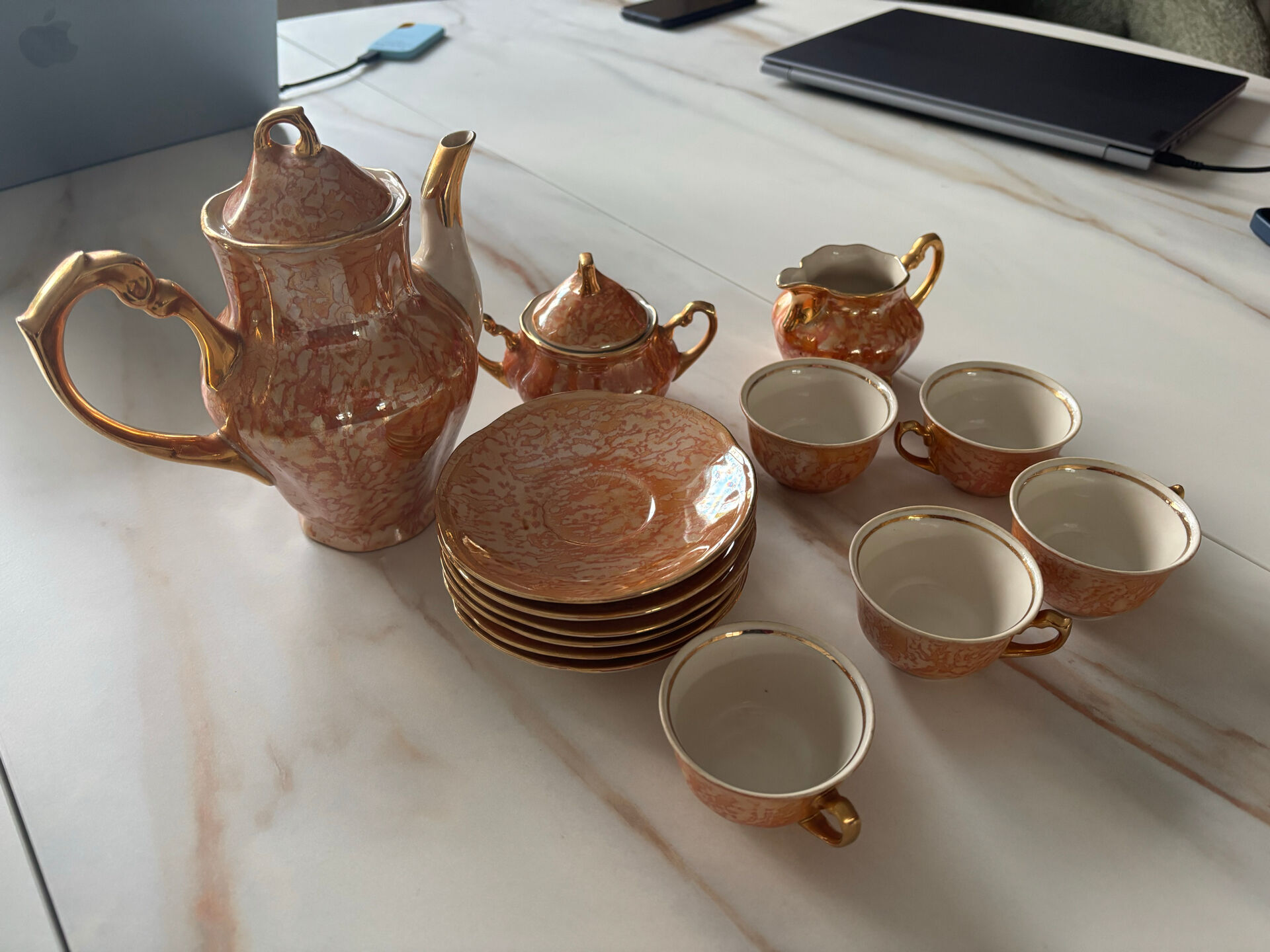 Vintage coffee service Chodzież – Polish porcelain