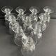 10 crystal port stemmed glasses - XXth