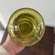 bougeoir en verre bullé vert biot années 60