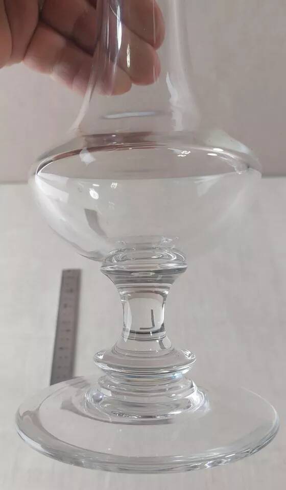 vase / soliflore, in crystal