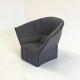 Fauteuil Moel gris foncé de Ligne Roset par Inga Sempé