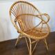 Paire de fauteuils corbeille