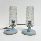 Set of 2 restored Gebr. Mölle night lights, 1960s